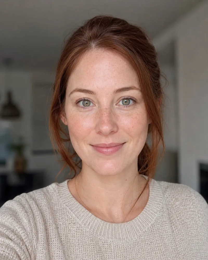 Sample selfie used to demonstrate a scan