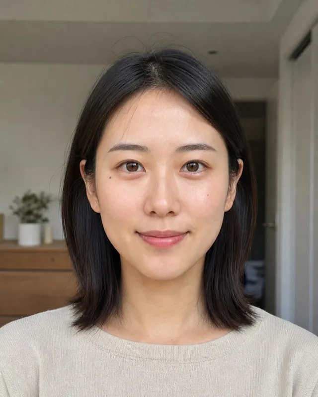 Hana, sample selfie